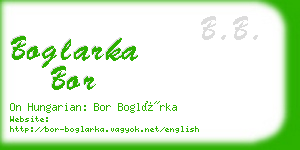 boglarka bor business card